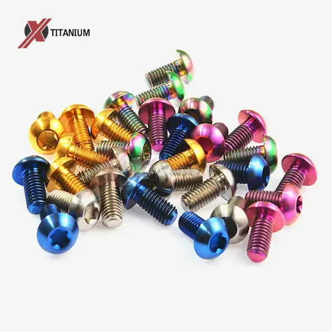 Brake Rotor Titanium Bolt M5 Torx 25 Button Head Brake Rotor Titanium Bolt M5 Torx 25 Button Head
