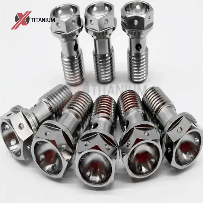 Gr5 Titanium Brake Caliper Bolts M10 X 1.25mm Pitch Gr5 Titanium Brake Caliper Bolts M10 X 1.25mm Pitch