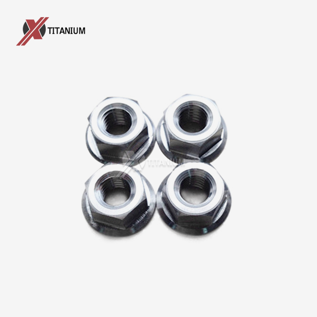 titanium flange nut titanium flange nut