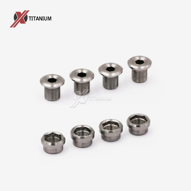 titanium chain ring bolts