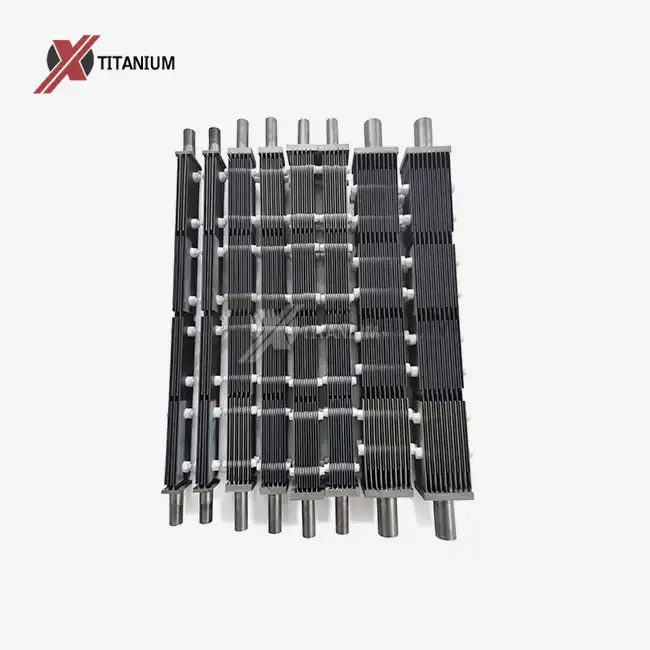 ruthenium iridium titanium anode