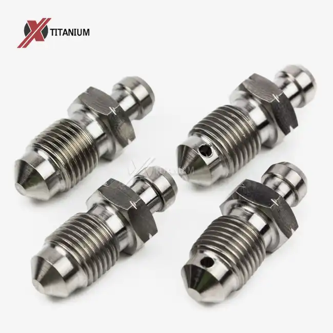 GR5 Titanium Bleed Nipples M7