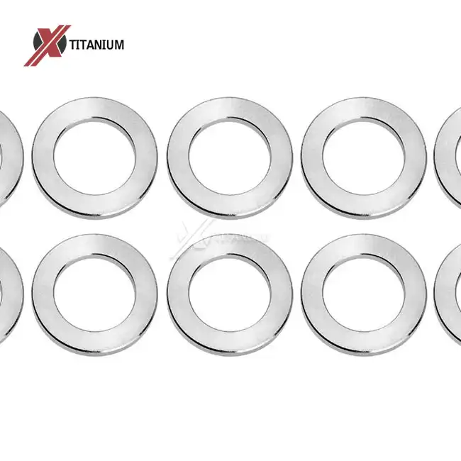 Gr5 Titanium Flat Washers M6 សម្រាប់កង់