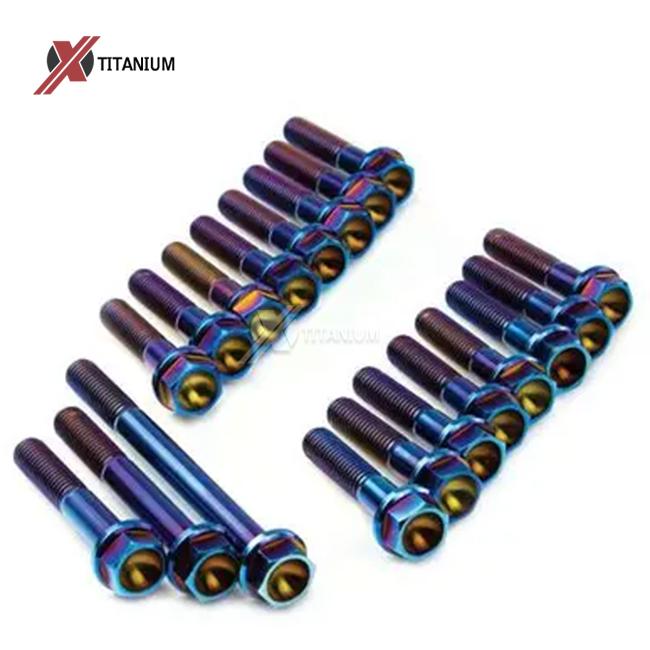 Baut Titanium yang Terbakar