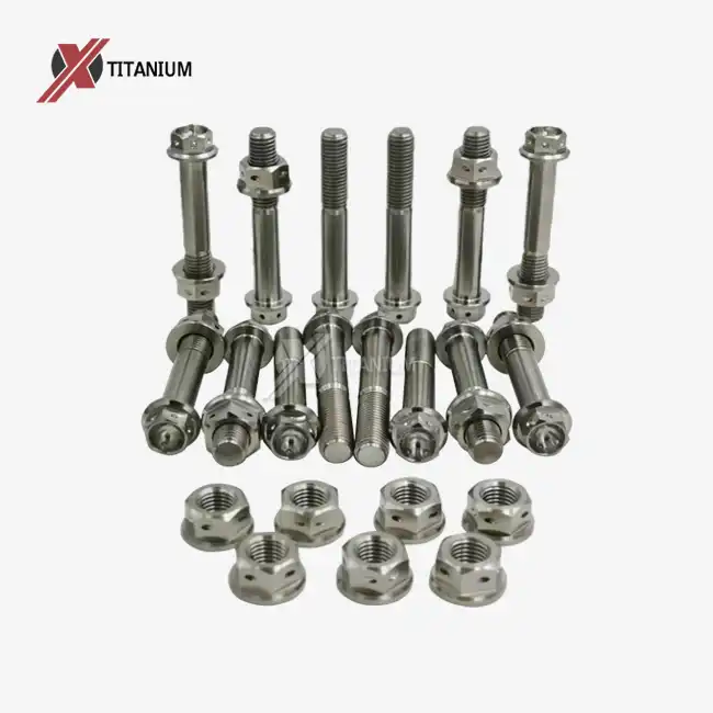 awọn ohun elo boluti titanium fun awọn alupupu